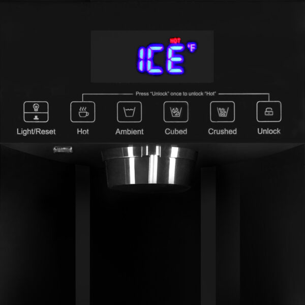 ice water dispenser freestanding panel